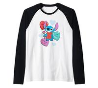 Disney Stitch Funny Candy Hearts Valentine's Day Raglan Baseball Tee