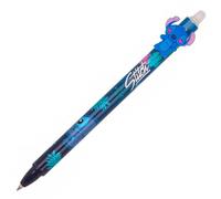 DISNEY Stitch Gel pen with random design, automatic erasable, blue ink, office, school x1 0,7mm