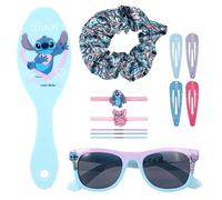 Disney Stitch Girl 12pc Kids Hair Accessories Beauty Set with Carry Case