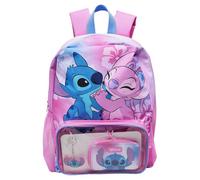 Disney Stitch Girls Backpack Kids Tie Dye School Bag Childrens Rucksack