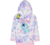 Disney Stitch Girls Hoodie Jumper Pullover Kids Stitch Gifts for Girls Teen Clothes Birthday Gift Activewear Casual Wear (11-12 Years, Multi Tie Dye)