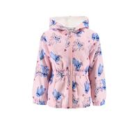 Disney Stitch Girl's Jacket Classic Design Soft Textile 3D Hooded Jacket for Girls Sizes 3-8 Years