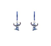 Disney Stitch Girls Sterling Silver Charm Huggie Hoop Enamel Earrings E906533RRHL.PH