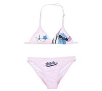 Disney Stitch Girls Two Piece Surf Bikini Swimsuit Sizes 10 to 16 Years, pink, 14 Years