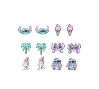 Disney Stitch Glitter Acrylic Earring Set - Pack of 6
