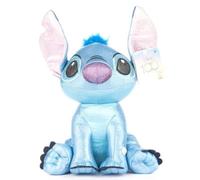 Disney STITCH Glitter Ball soft toy with sounds - Lilo and Stitch - Blue color - Height 28 cm