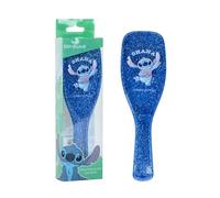 Disney Stitch Hair Brush, Girls Hair Accessories, Detangling Comb, Anti-Pull Brush, Glitter Stitch Design, Gift Women Girls and Teens
