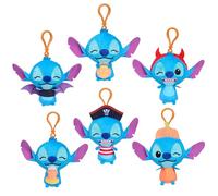 Disney Stitch Halloween 15 cm Clip-On Capsule Plush Stuffed Animal, Toy for Fans, Girls, Boys, Kids, Ages 3 and Up by Just Play