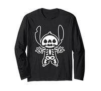 Disney Stitch Halloween Skeleton Long Sleeve T-Shirt