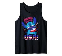 Disney Stitch Happy Birthday USA Independence Day 250 Years Tank Top