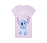 Disney Stitch I Hate Mornings Womens Nightdress Ladies Nightie Cotton Nightgown