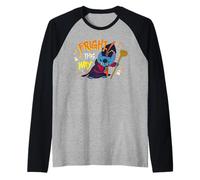 Disney Stitch in Jafar Costume Fright This Way Halloween Raglan Baseball Tee
