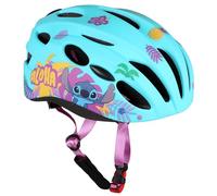 DISNEY Stitch IN-MOLD children's bike helmet, for girls, turquoise, adjustable 52-56 cm (Turquoise)