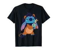 Disney Stitch in Scar Costume Halloween Disney Villains T-Shirt
