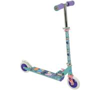 Stitch Kids 2 Wheel Folding Scooter Officially Licensed, 3 Stage Adjustable Handlebars Anti-slip deck Rear Brake Lightweight Sturdy Frame 5+ Years.