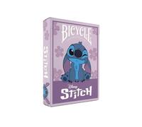 Disney Stitch Inspired Playing Cards by Bicycle Official Disney Deck with Embossed Tuck | Custom Stitch & Angel Artwork | Magic, Cardistry & Collecting | Ages 6+