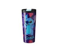Get Trend Disney Stitch Insulated Tumbler 425 ml/15oz, Stainless Steel Travel Mug, Flask for Hot & Cold Drinks, Metal Water Bottle, Gym & Coffee Cup (Multi Stitch)