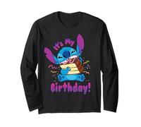 Disney Stitch "It's My Birthday" Party Crasher with Cake Long Sleeve T-Shirt