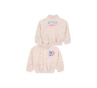 Disney Stitch Jacket | Girls Teddy Jacket | Stitch Clothes For Girls | Kids Jackets Cream 5-6 Years