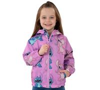 Disney Stitch Jacket, Lilo And Stitch Girls Rain Jacket, Girls Raincoat, Angel Raincoat For Kids, Purple 6-7 Years