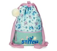 Disney Stitch Just Chill Backpack Sack Green 35X46 cms Polyester by Joumma Bags, green, One Size, Backpack Sack