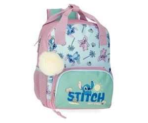 Disney Stitch Just Chill Preschool Backpack Green 23x28x10cm Polyester by Joumma Bags, Green, One Size, Preschool Backpack