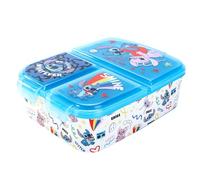 Disney Stitch Kids Childrens Multi Compartment Rectangular School Travel Lunch Food Box Sandwich Bento Container, BPA Free