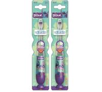 Disney Stitch Kids LED Toothbrush with 2 Minute Flashing Light Timer, Soft Bristles, Non-Slip Handle & Suction Cup for Children Aged 3-14 Years Old, BPA-Free & Non-Toxic Kids Light Up Toothbrush