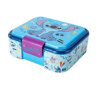 Disney Stitch Kids Lunch Box with Compartment - BPA Free Bento Boxes | Rectangular School & Travel Food & Snacks Box, Officially Licensed Cute Plastic Sandwich Container for Boys & Girls