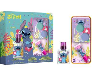 Disney Stitch Kids Perfume & Makeup Gift Set | EDT 30ml, Lip Gloss & Eyeshadow