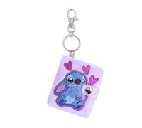 Disney Stitch Kids Pink Heart Fluffy Mini Diary Travel Notebook Keychain GH00340RL.PH