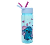 Disney Stitch Kids Water Bottles with Built in Dust Cover 500ml BPAFree St