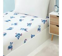 Disney Stitch Kids White Fitted Sheet - Toddler
