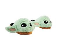 Disney Stitch Ladies Slippers Fluffy Indoor House Shoes Non Slip Minnie Mouse Baby Yoda Slippers Womens Gifts (Green Baby Yoda, 3.5/4 UK)