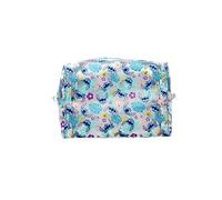 DISNEY Stitch Lilo and Stitch Waterproof Toiletry Bag for School or Wet Jersey, Transparent/Green, Format Moyen, Pencil Case