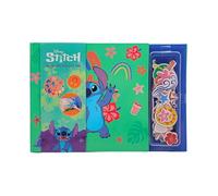 Disney Stitch Lilo | Board Game | Family Game Night | Magnetic activity book, place and remove magnets on the pages to invent new stories every time, home or travel, ages 3+