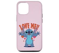 Disney Stitch "Love Me!" Funny Valentine's Day Case for iPhone 12/12 Pro