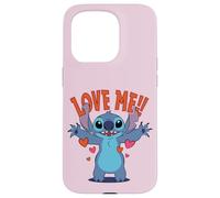 Disney Stitch "Love Me!" Funny Valentine's Day Case for iPhone 15 Pro