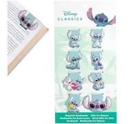 Disney Stitch Magnetic Bookmark Page Holder School University for Kids Teens Women Students Teachers Stocking Fillers Gifts for Readers Xmas Gifts (Blue 8 Pack)