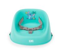 Disney Stitch My Spot Easy-Clean Baby Booster Feeding Chair, 3-Point Harness, Washable Removable Straps, Blue, by Bright Starts