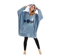 Disney Stitch Ohana Hoodie Blanket, Sherpa Fleece Oversized Hoodie