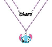 Disney Stitch Ohana Layered -16 ,18 +3 | Acotis - Base Metal