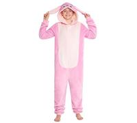 Disney Stitch Onesie for Kids Fleece Pyjamas Lounge Wear Eeyore Minnie Mouse Stitch Gifts