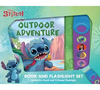 Disney Stitch: Outdoor Adventure Book and 5-Sound Flashlight Set