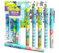 Disney Stitch Party Supplies Bundle 6 Pack Pens with Stitch Tattoos for Kids Adults (Lilo and Stitch Party Favors)