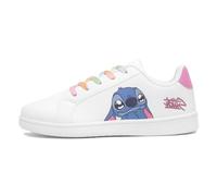 Disney Stitch Pearl Womens White Lace Up Shoe - Size 6.5 - White