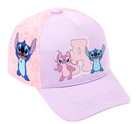 Disney Stitch Personalised Baseball Cap for Girls Letter Personalisation Adjustable Kids Snapback Hat 100% UV Protection Summer Holiday Purple Age 6-12 Years