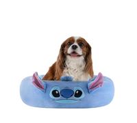 Disney Stitch Pet Bed - Pet Bolster Bed with Character Design and Machine Washable Removable Insert - (M)
