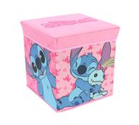 Disney Stitch Pink Stool Storage Cube 30Cm