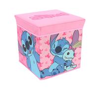 Disney Stitch Pink Stool Storage Cube 30cm Disney Pink